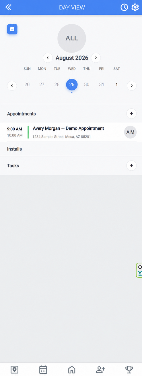 Tier32 mobile scheduling tool